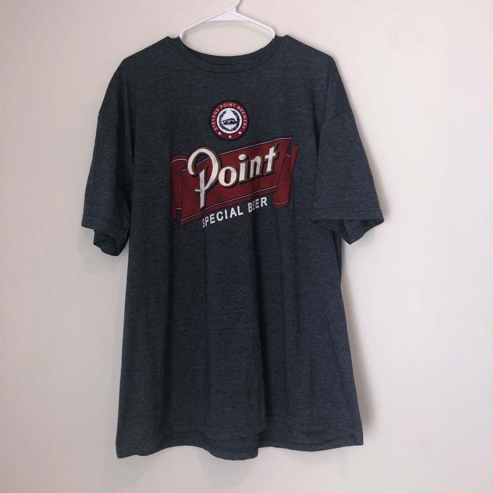 Stevens Point Brewery Point Special Beer 2XL Blue T-shirt